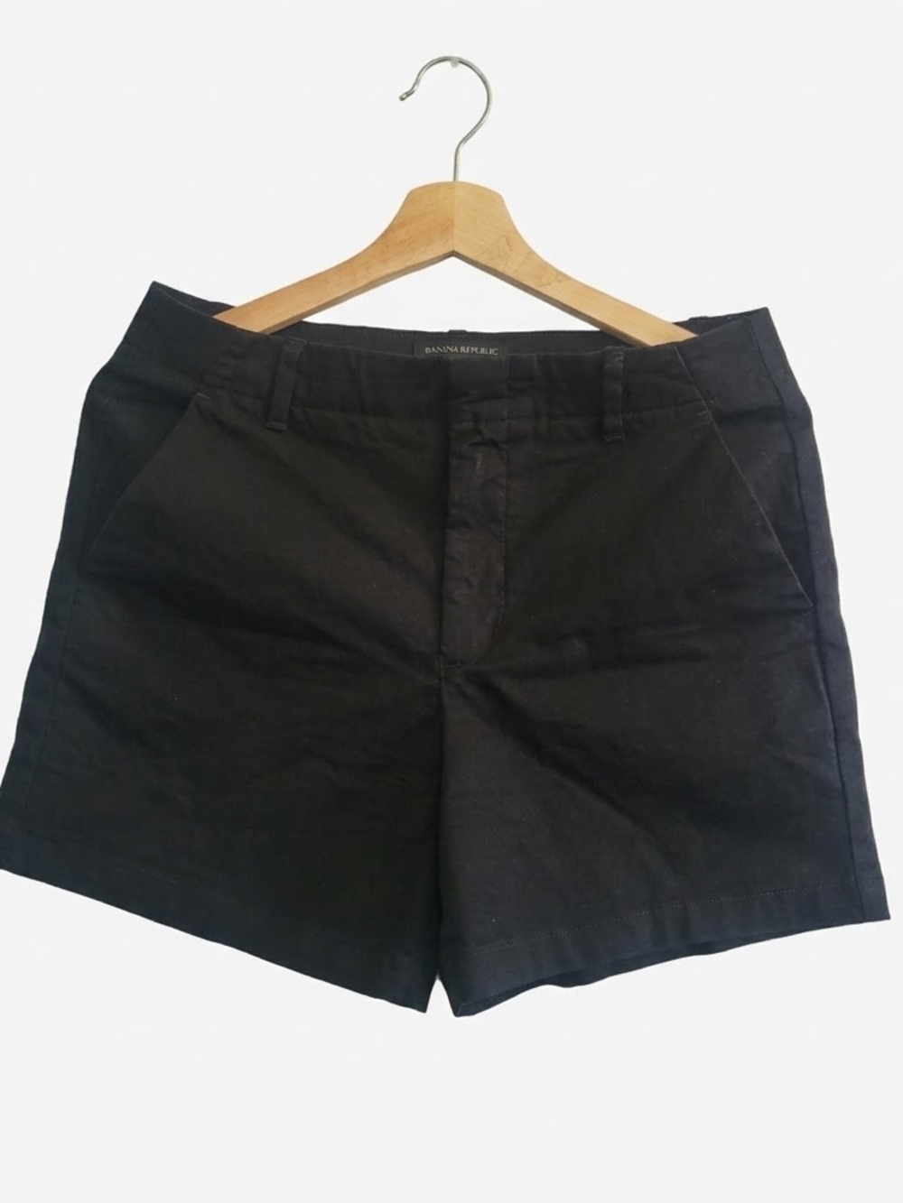 BANANA Republic Authentic Black Women's Sz 4 Chino Shorts Safari Coastalgrandma